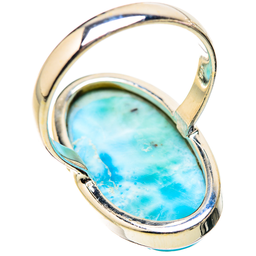 Larimar Rings handcrafted by Anasilvercos - RING130301 - Photo 3