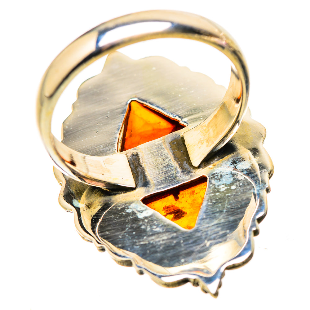 Baltic Amber Rings handcrafted by Anasilvercos - RING130304 - Photo 3