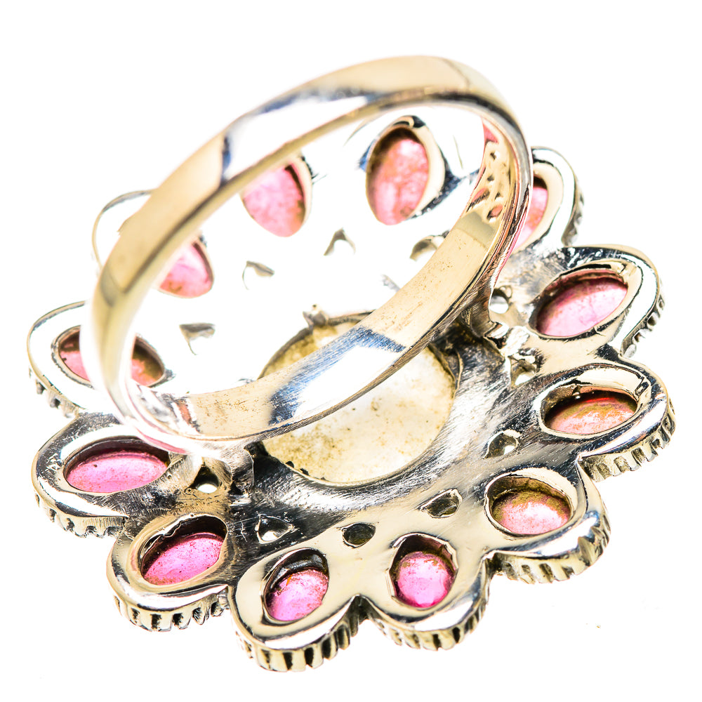 Rainbow Moonstone Rings handcrafted by Anasilvercos - RING130309 - Photo 3