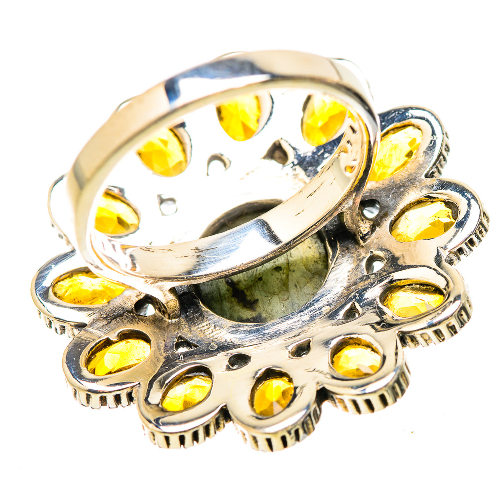 Labradorite Rings handcrafted by Anasilvercos - RING130321 - Photo 3