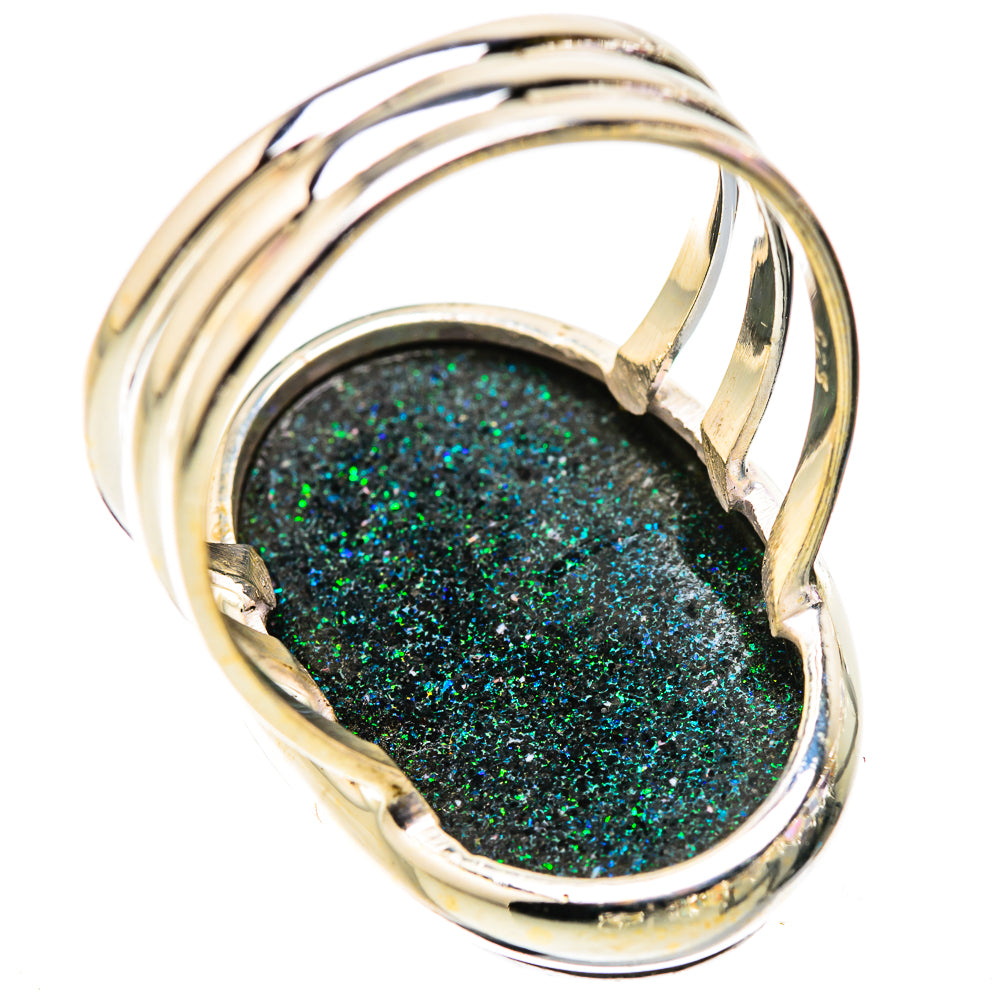 Andamooka Opal Rings handcrafted by Anasilvercos - RING130324 - Photo 3