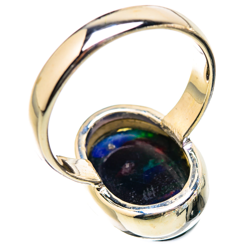 Black Opal Rings handcrafted by Anasilvercos - RING130350 - Photo 3