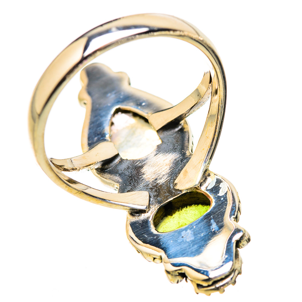 Rainbow Moonstone Rings handcrafted by Anasilvercos - RING130364 - Photo 3