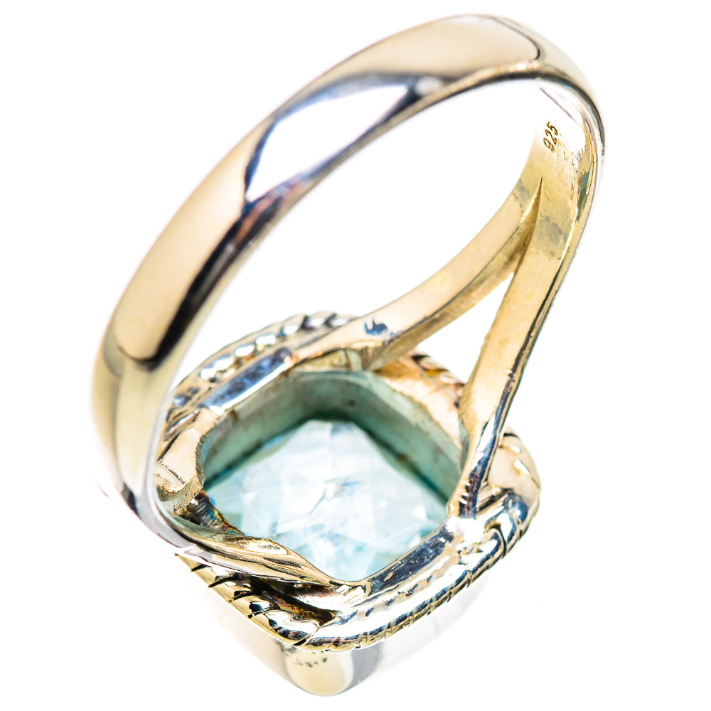 Blue Lace Agate Rings handcrafted by Anasilvercos - RING130385 - Photo 3