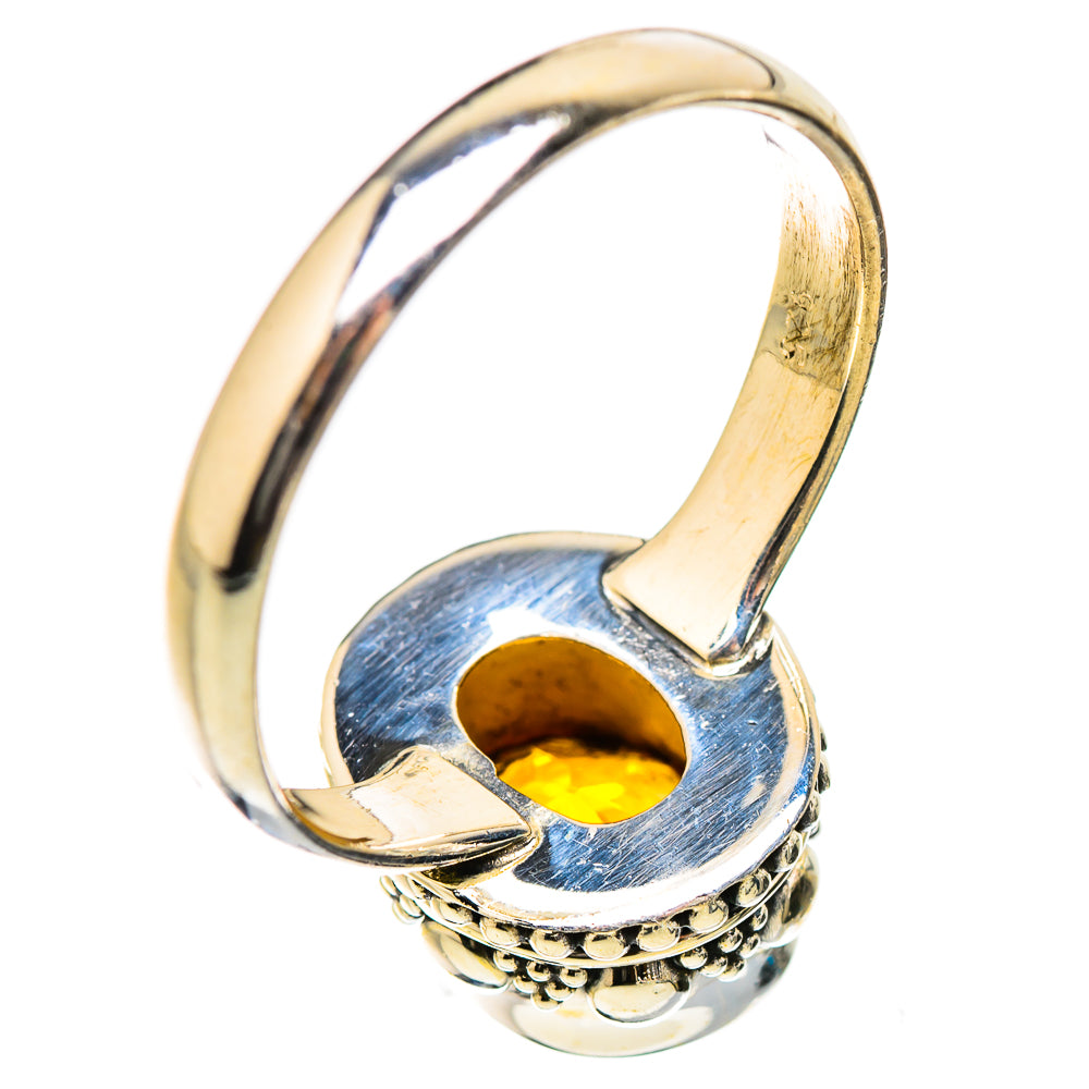 Mandarin Citrine Rings handcrafted by Anasilvercos - RING130396 - Photo 3