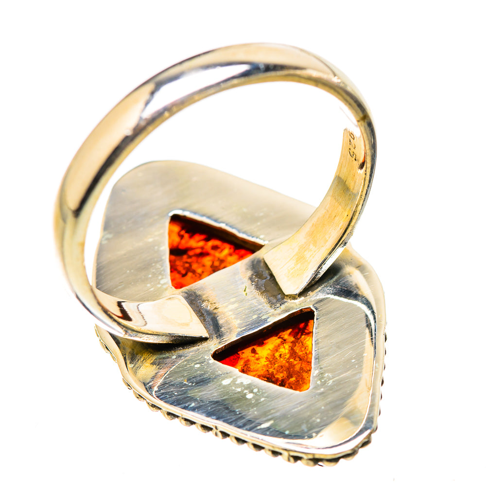 Baltic Amber Rings handcrafted by Anasilvercos - RING130427 - Photo 3