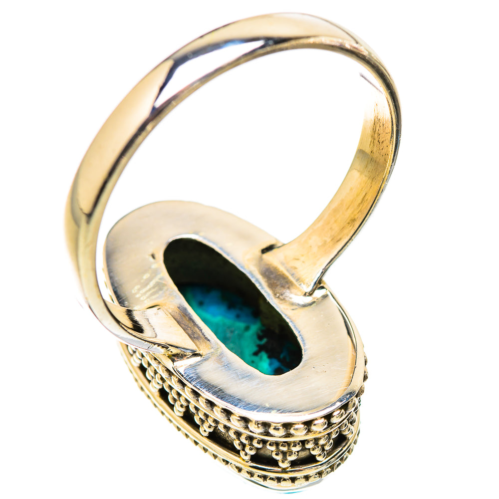 Malachite In Chrysocolla Rings handcrafted by Anasilvercos - RING130435 - Photo 3