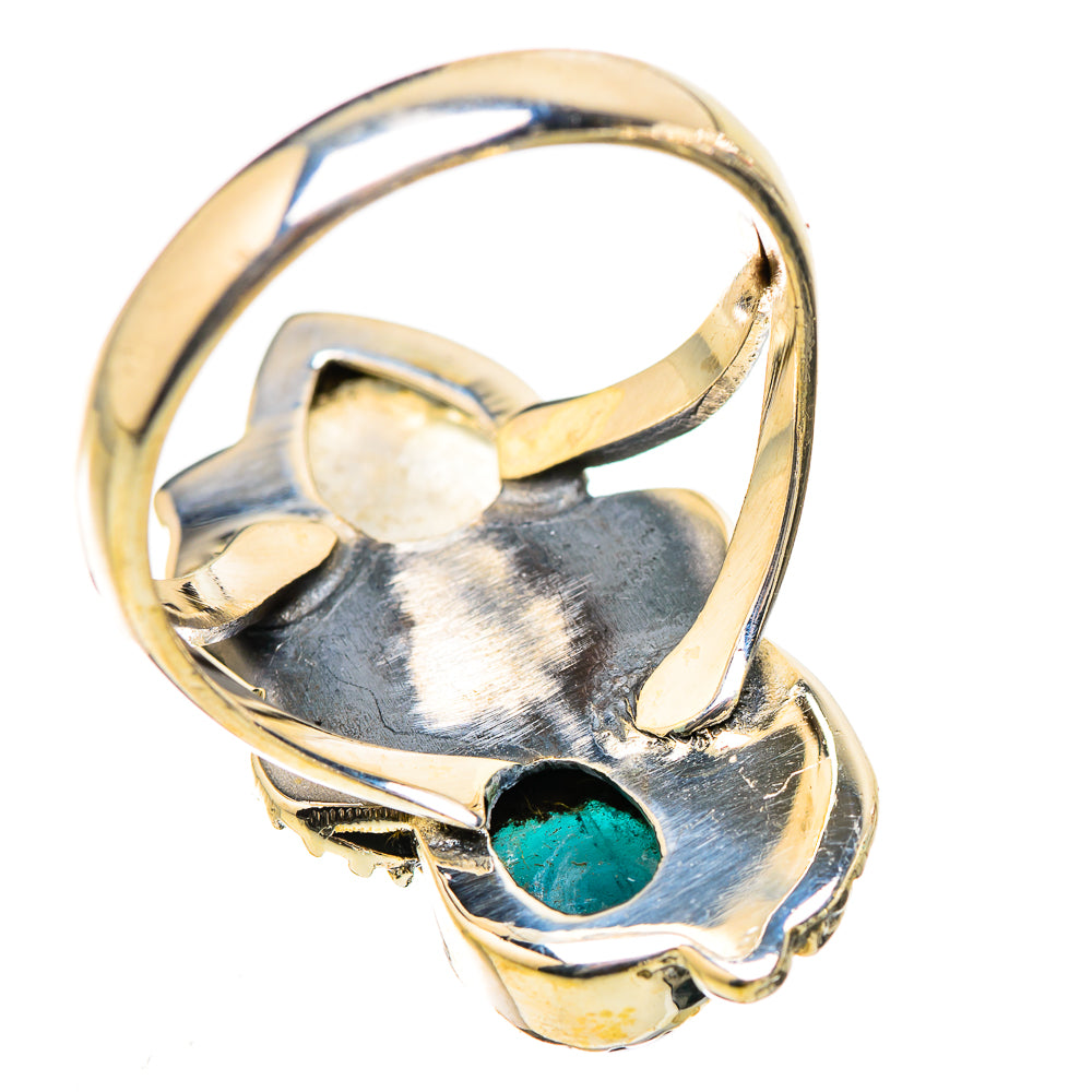 Rainbow Moonstone Rings handcrafted by Anasilvercos - RING130449 - Photo 3