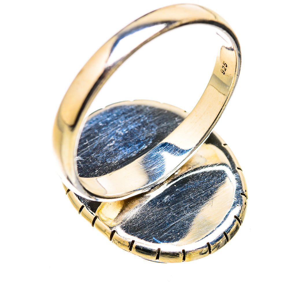 Rainbow Moonstone Rings handcrafted by Anasilvercos - RING130450 - Photo 3