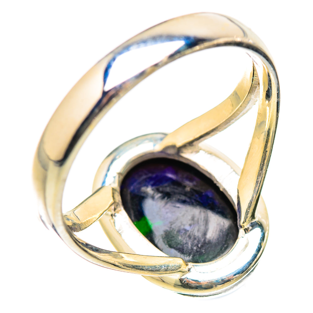 Black Opal Rings handcrafted by Anasilvercos - RING130469 - Photo 3