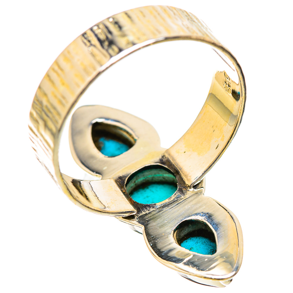Sleeping Beauty Turquoise Rings handcrafted by Anasilvercos - RING130472 - Photo 3