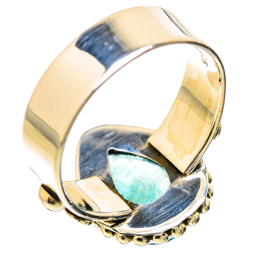 Blue Fluorite Rings handcrafted by Anasilvercos - RING130474 - Photo 3