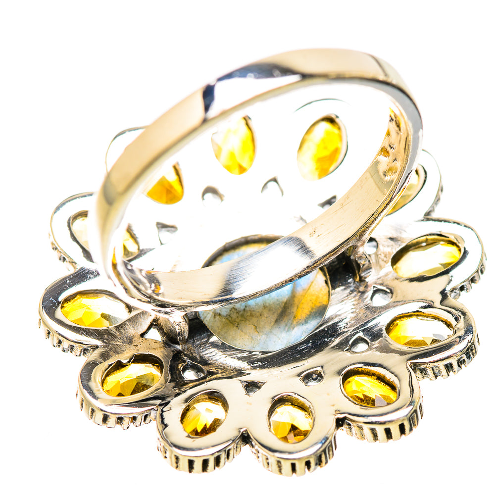 Labradorite Rings handcrafted by Anasilvercos - RING130505 - Photo 3