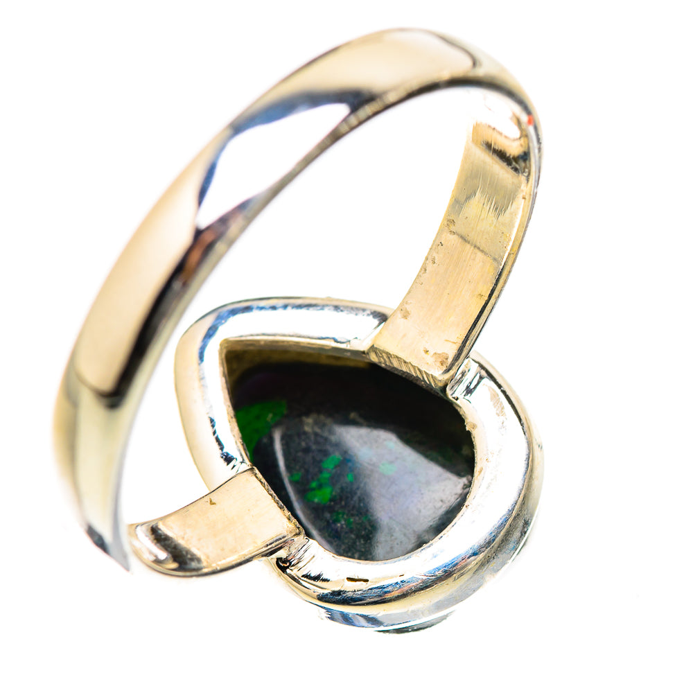 Black Opal Rings handcrafted by Anasilvercos - RING130539 - Photo 3