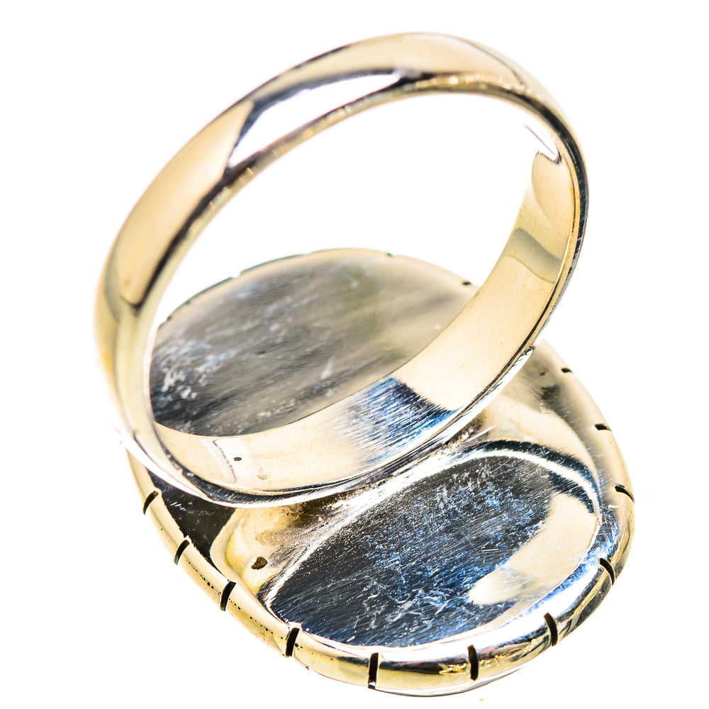 Rainbow Moonstone Rings handcrafted by Anasilvercos - RING130543 - Photo 3