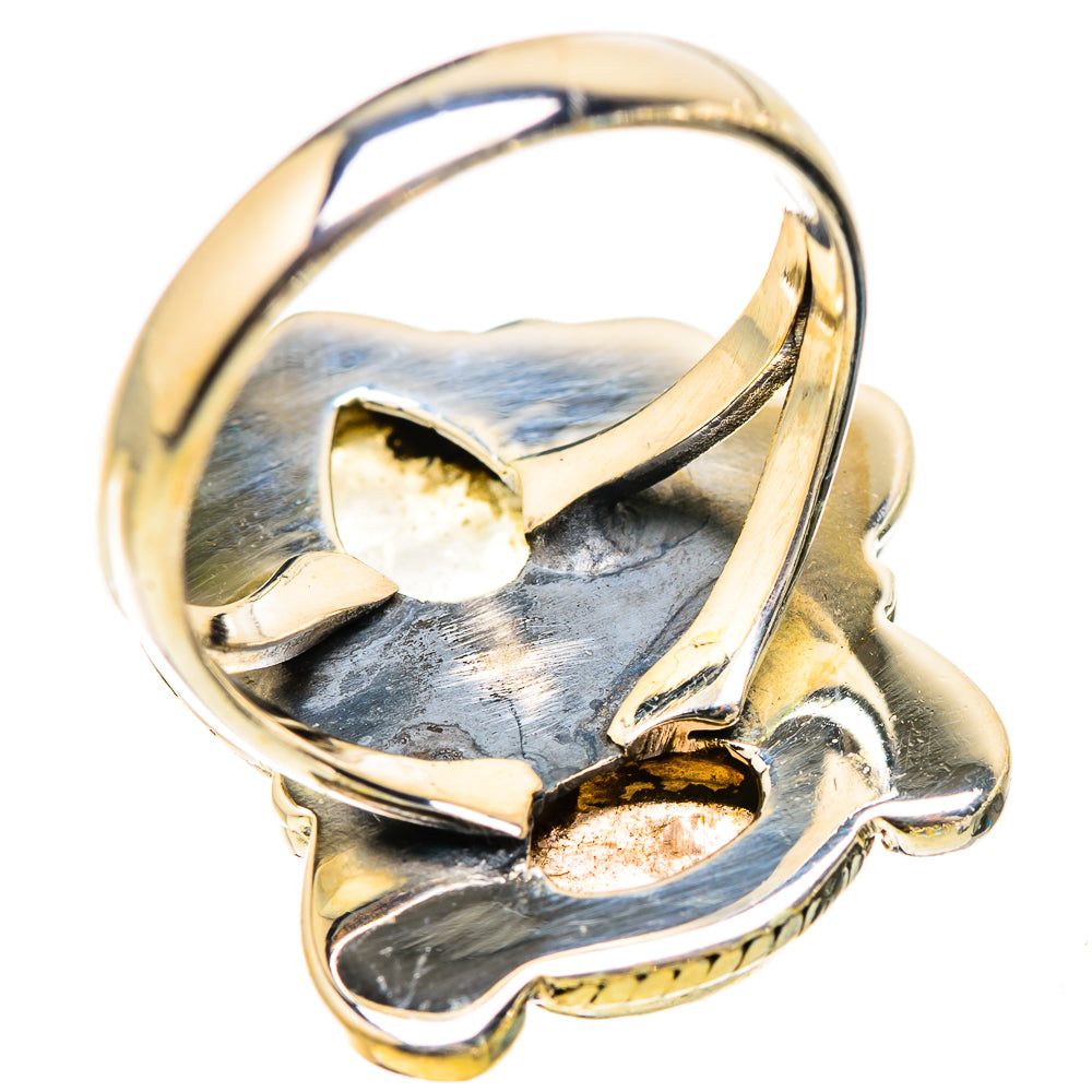 Rainbow Moonstone Rings handcrafted by Anasilvercos - RING130553 - Photo 3