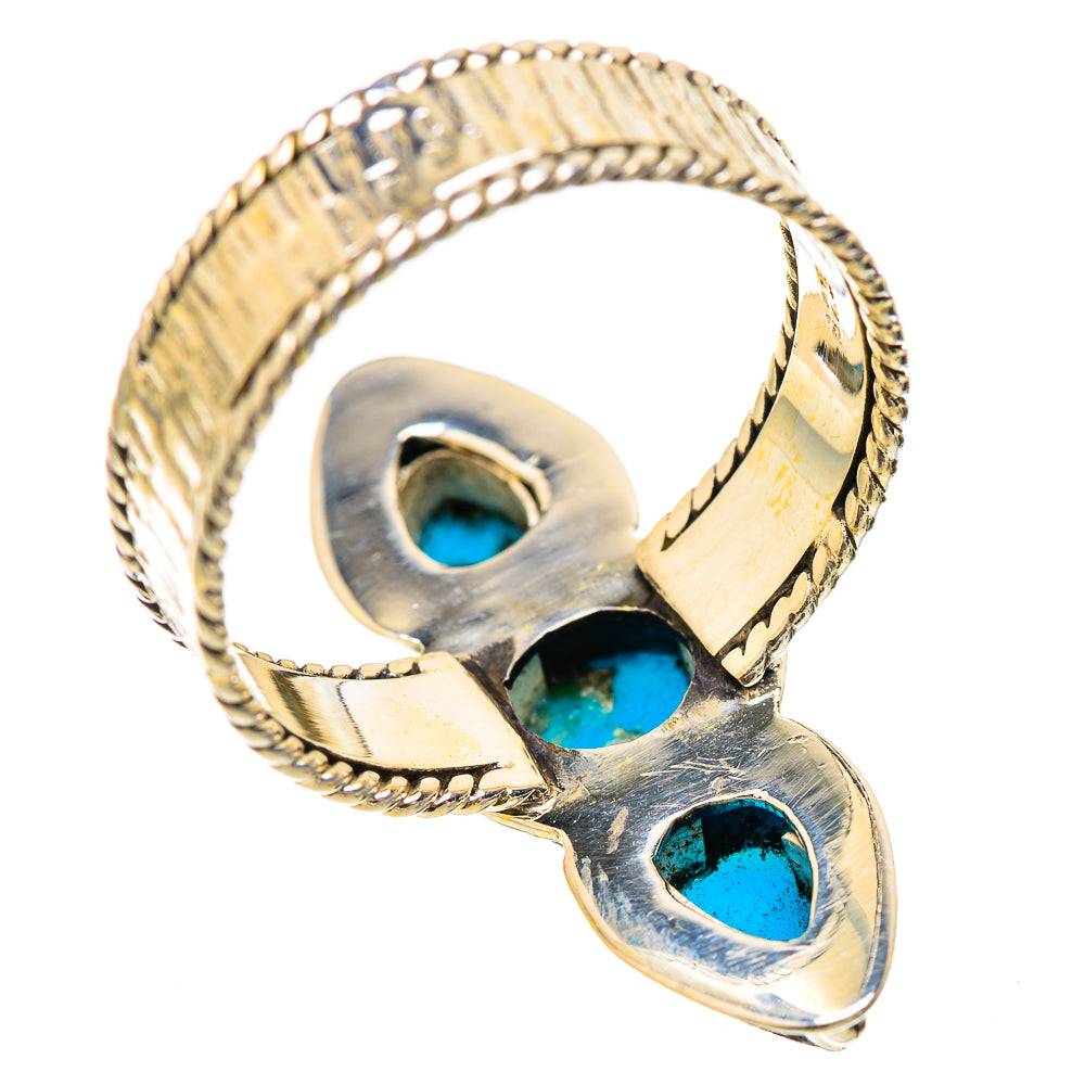 Sleeping Beauty Turquoise Rings handcrafted by Anasilvercos - RING130566 - Photo 3