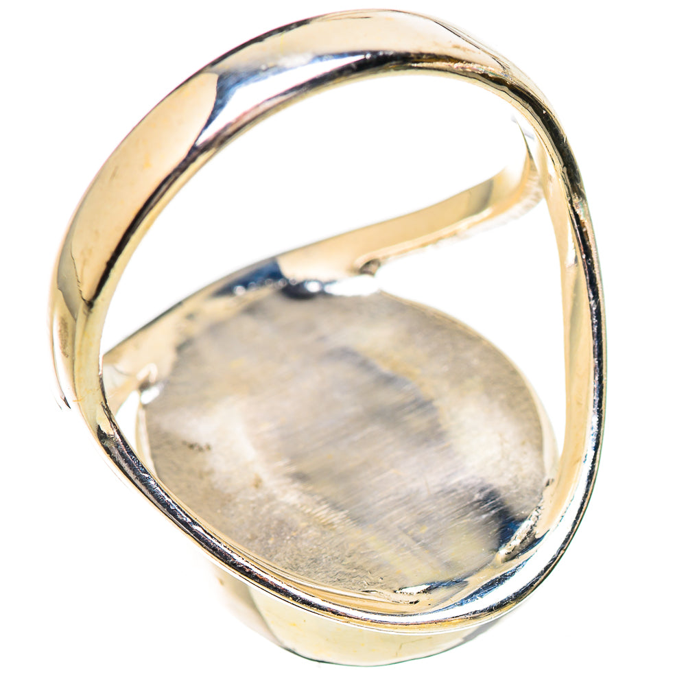 Rainbow Moonstone Rings handcrafted by Anasilvercos - RING130598 - Photo 3