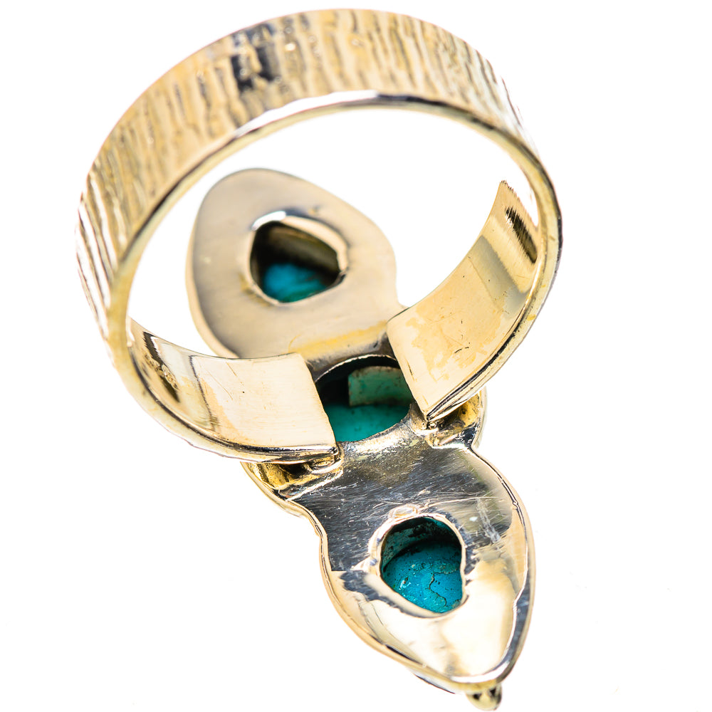 Sleeping Beauty Turquoise Rings handcrafted by Anasilvercos - RING130599 - Photo 3