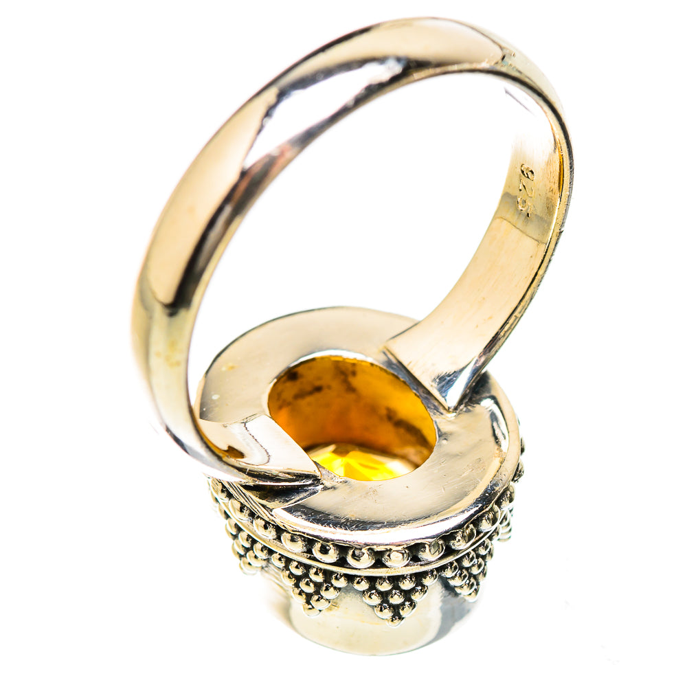 Mandarin Citrine Rings handcrafted by Anasilvercos - RING130608 - Photo 3