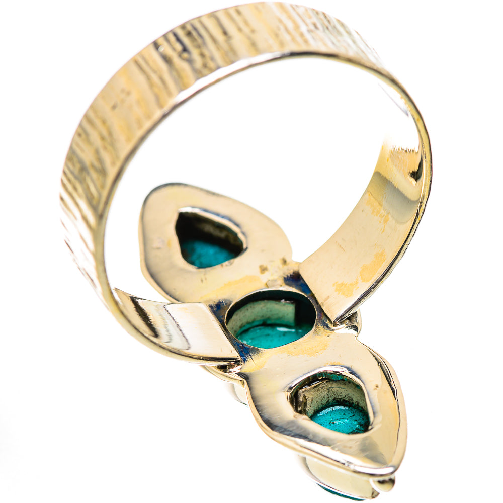 Sleeping Beauty Turquoise Rings handcrafted by Anasilvercos - RING130627 - Photo 3