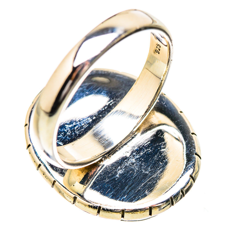 Rainbow Moonstone Rings handcrafted by Anasilvercos - RING130630 - Photo 3