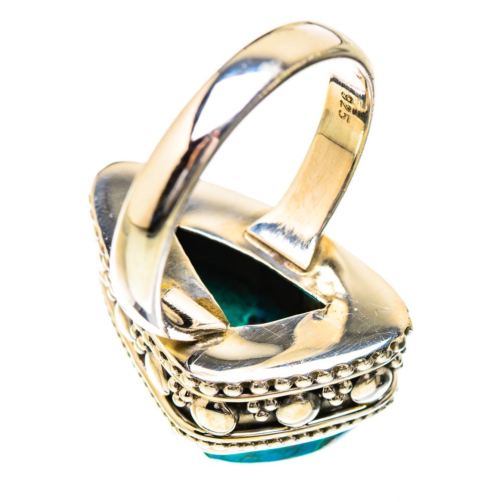 Malachite In Chrysocolla Rings handcrafted by Anasilvercos - RING130648 - Photo 3