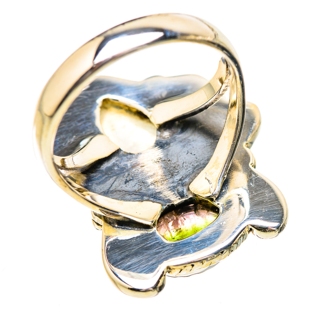 Rainbow Moonstone Rings handcrafted by Anasilvercos - RING130652 - Photo 3