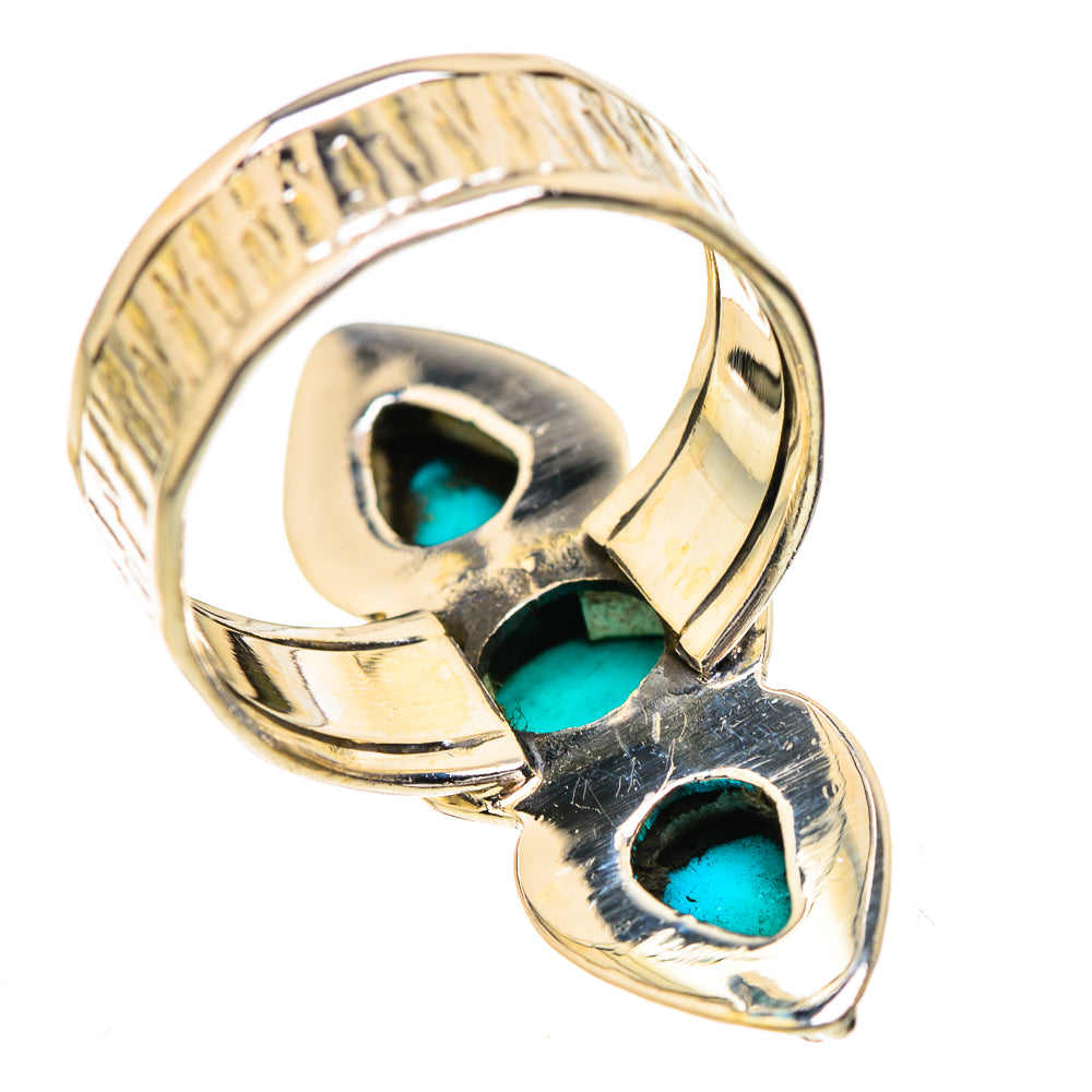 Sleeping Beauty Turquoise Rings handcrafted by Anasilvercos - RING130658 - Photo 3