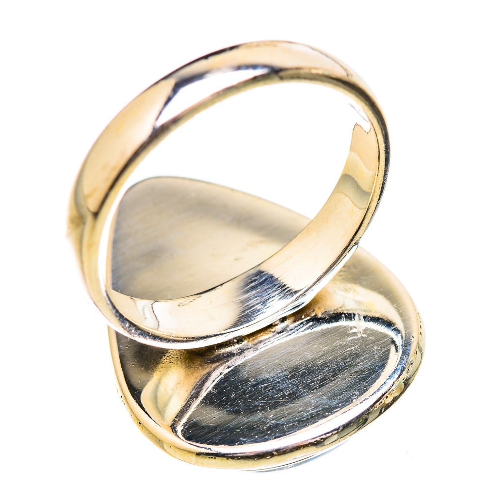 Rainbow Moonstone Rings handcrafted by Anasilvercos - RING130660 - Photo 3
