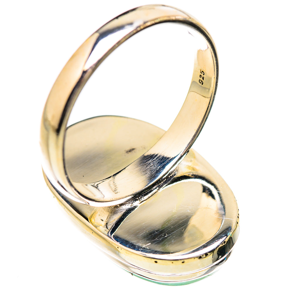 Green Moonstone Rings handcrafted by Anasilvercos - RING130667 - Photo 3