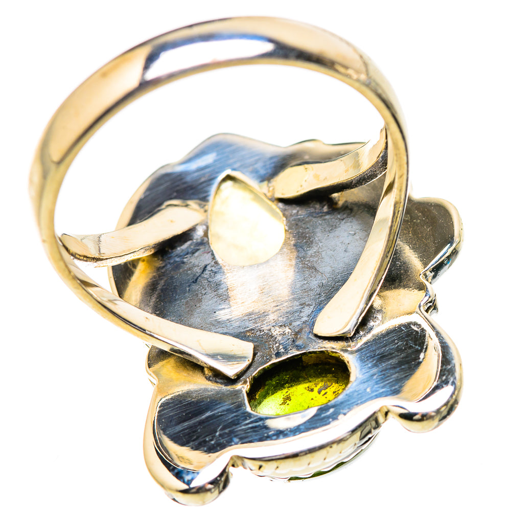 Rainbow Moonstone Rings handcrafted by Anasilvercos - RING130668 - Photo 3