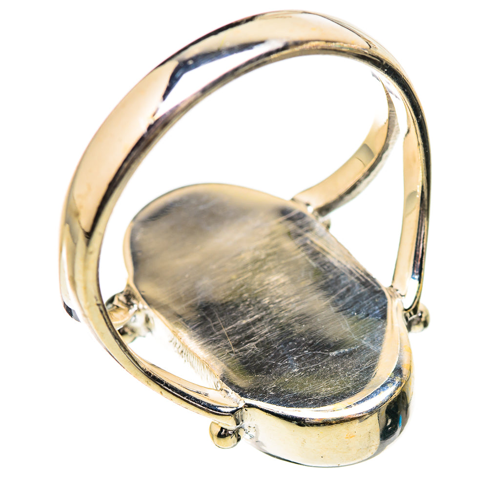 Rainbow Moonstone Rings handcrafted by Anasilvercos - RING130694 - Photo 3