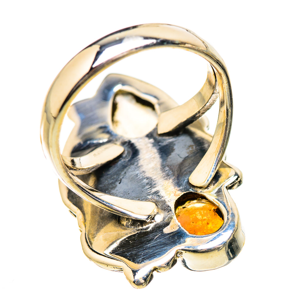Rainbow Moonstone Rings handcrafted by Anasilvercos - RING130704 - Photo 3