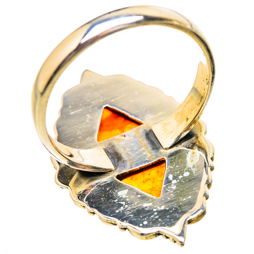 Baltic Amber Rings handcrafted by Anasilvercos - RING130706 - Photo 3
