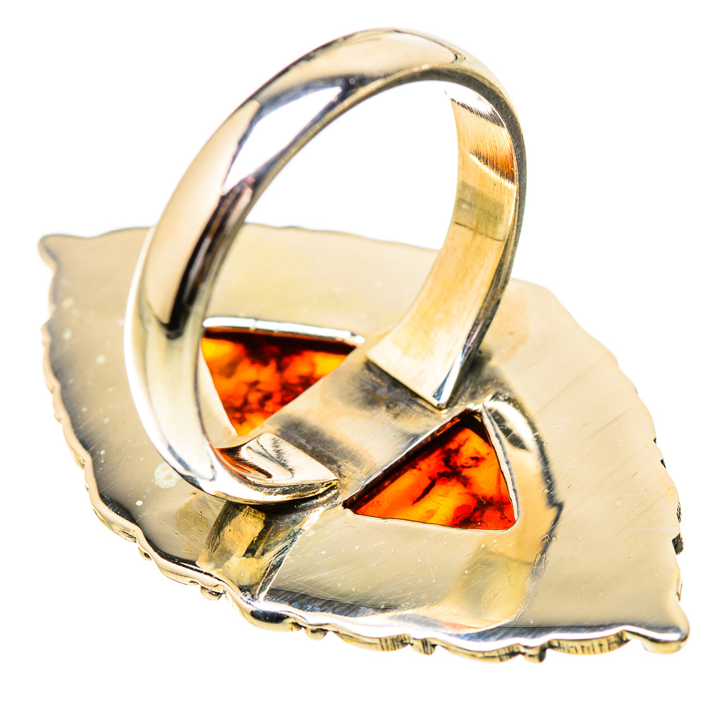 Baltic Amber Rings handcrafted by Anasilvercos - RING130707 - Photo 3