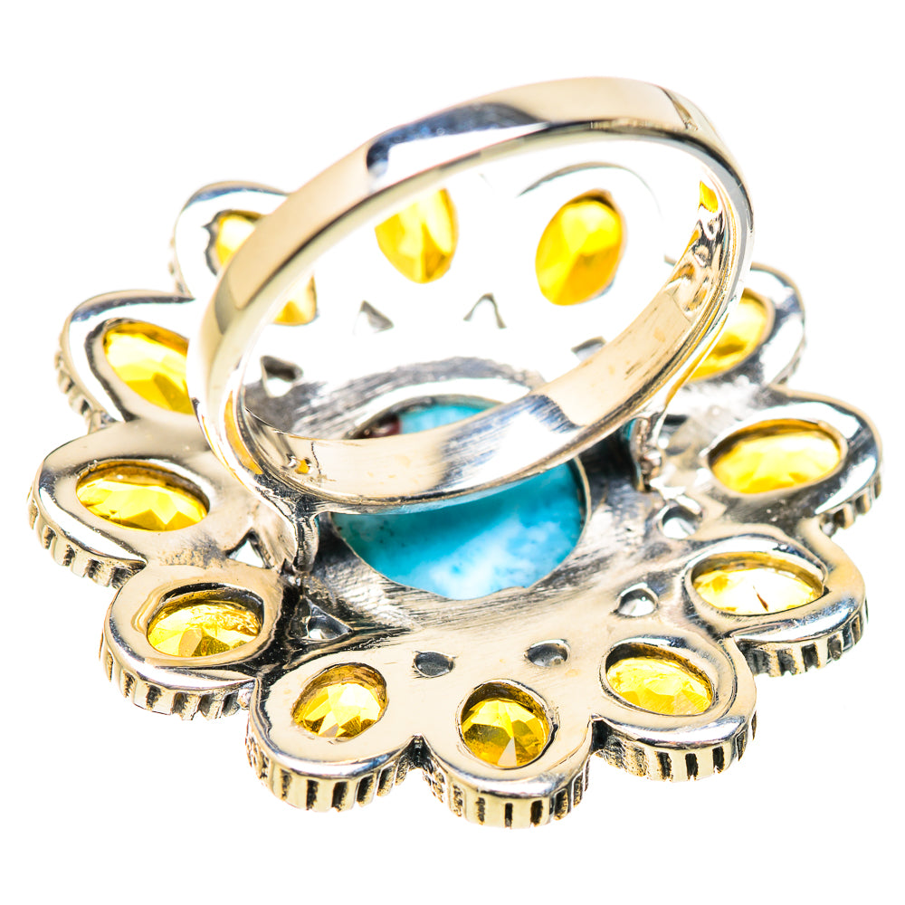 Larimar Rings handcrafted by Anasilvercos - RING130720 - Photo 3