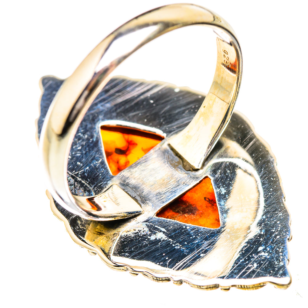 Baltic Amber Rings handcrafted by Anasilvercos - RING130732 - Photo 3