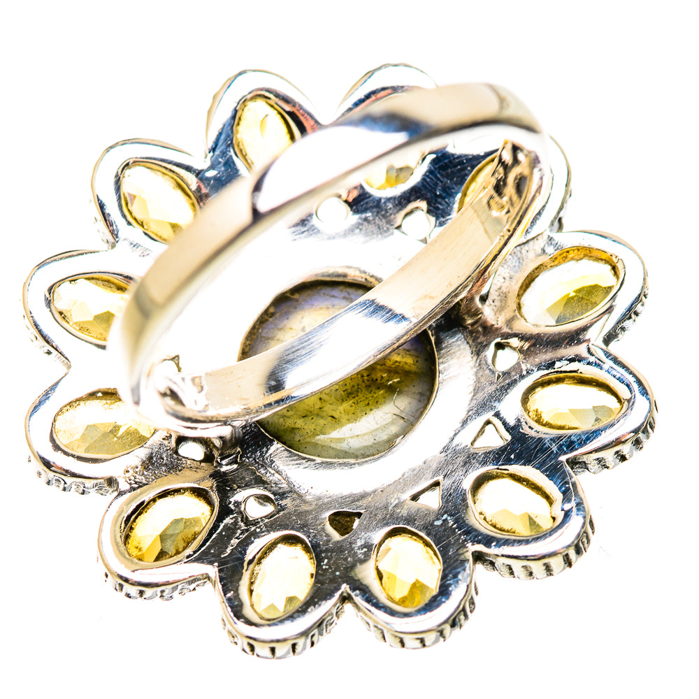 Labradorite Rings handcrafted by Anasilvercos - RING130745 - Photo 3