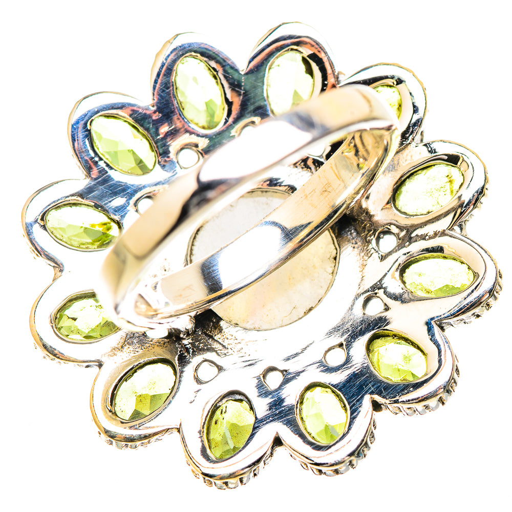 Rainbow Moonstone Rings handcrafted by Anasilvercos - RING130750 - Photo 3