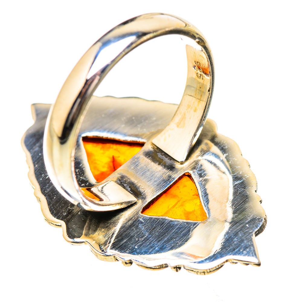Baltic Amber Rings handcrafted by Anasilvercos - RING130753 - Photo 3