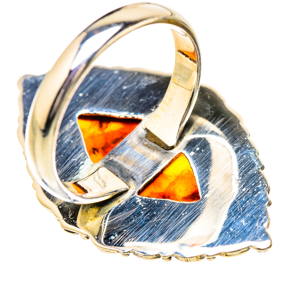 Baltic Amber Rings handcrafted by Anasilvercos - RING130754 - Photo 3