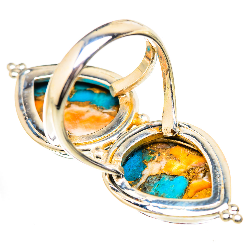 Spiny Oyster Turquoise Rings handcrafted by Anasilvercos - RING130784 - Photo 3