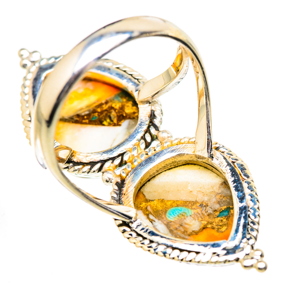Spiny Oyster Turquoise Rings handcrafted by Anasilvercos - RING130786 - Photo 3