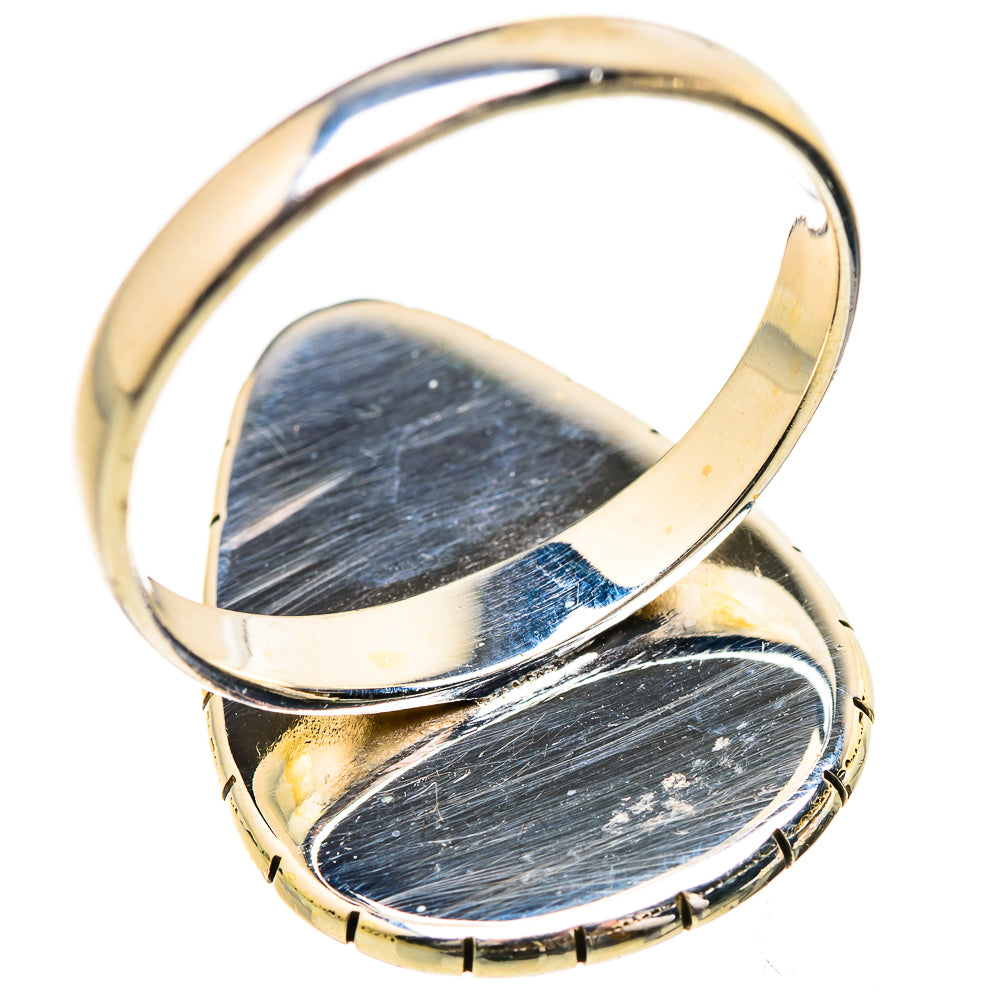 Rainbow Moonstone Rings handcrafted by Anasilvercos - RING130787 - Photo 3