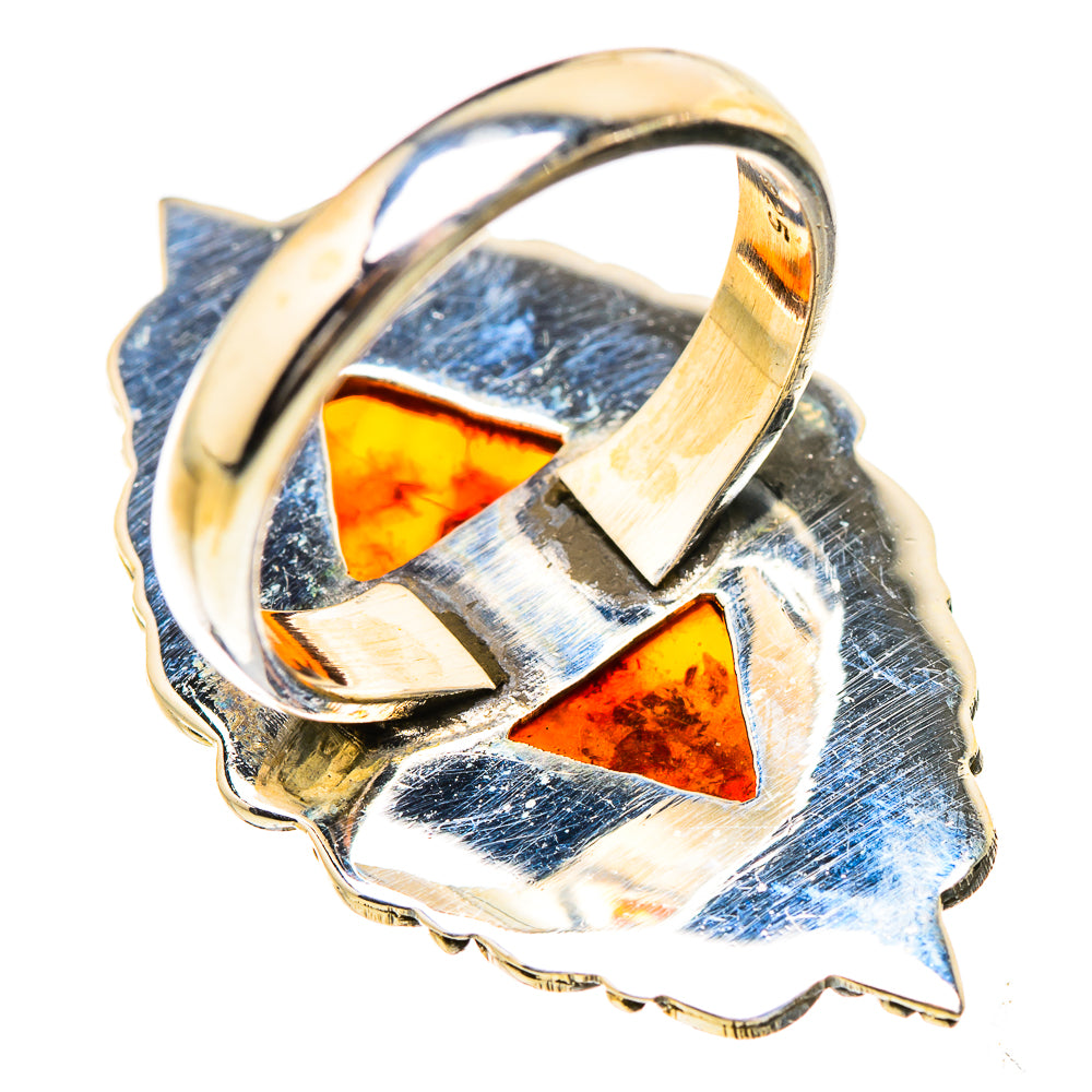 Baltic Amber Rings handcrafted by Anasilvercos - RING130803 - Photo 3