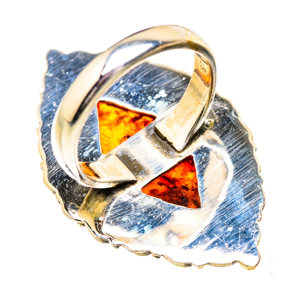 Baltic Amber Rings handcrafted by Anasilvercos - RING130804 - Photo 3
