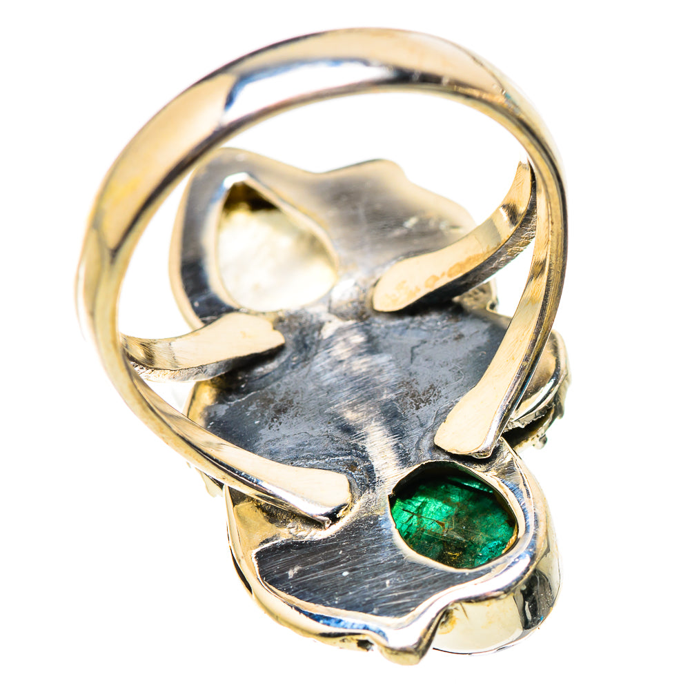 Rainbow Moonstone Rings handcrafted by Anasilvercos - RING130867 - Photo 3