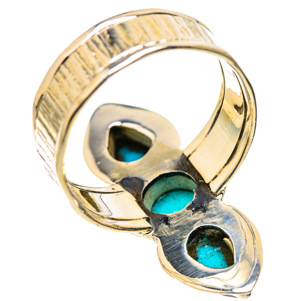 Sleeping Beauty Turquoise Rings handcrafted by Anasilvercos - RING130871 - Photo 3
