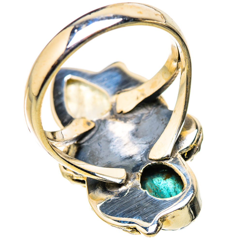 Rainbow Moonstone Rings handcrafted by Anasilvercos - RING130878 - Photo 3